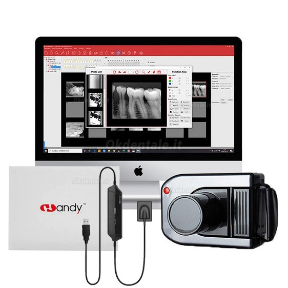 Radiografico endorale portatile AD-60P + Sensori endorali Handy HDR 500