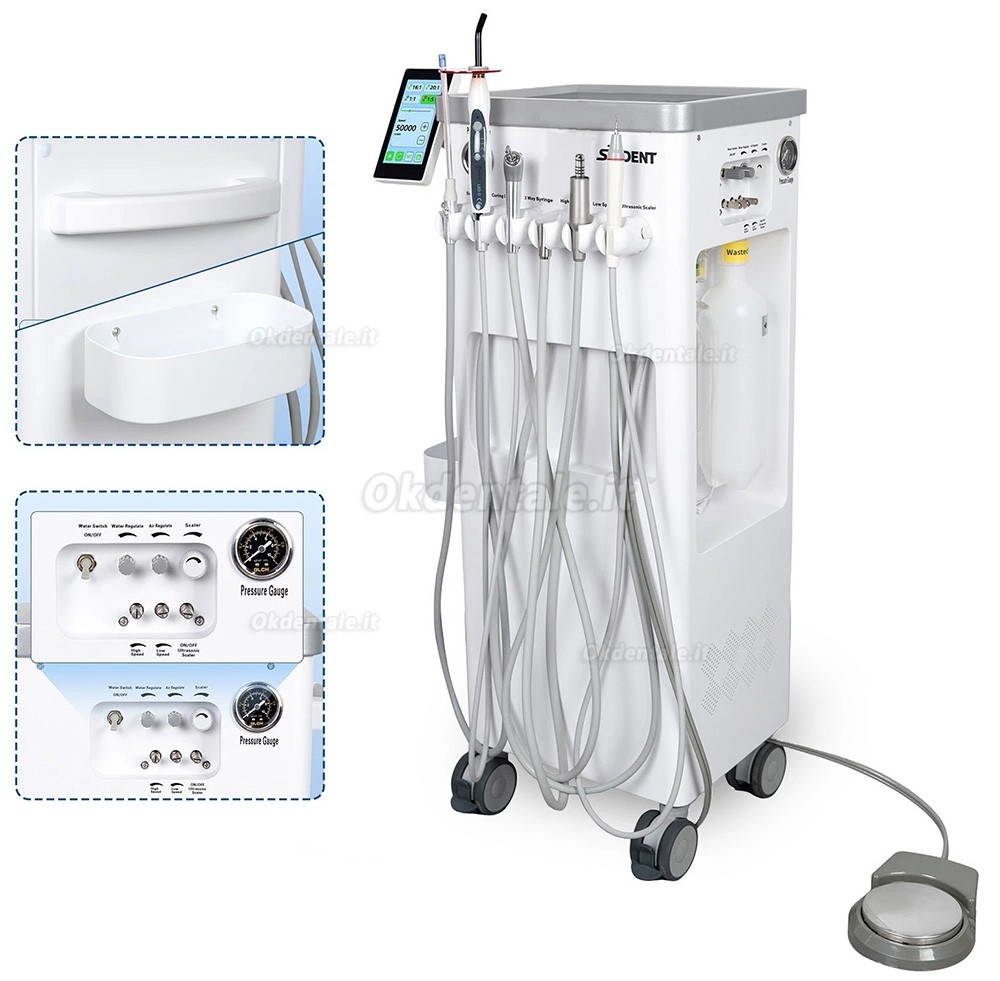 Portastrumenti per unità odontoiatrica ANZHI AZ-202-1 con compressore d'aria + micromotore Portastrumenti per unità odontoiatrica ANZHI AZ-202-1 con compressore d'aria + micromotore