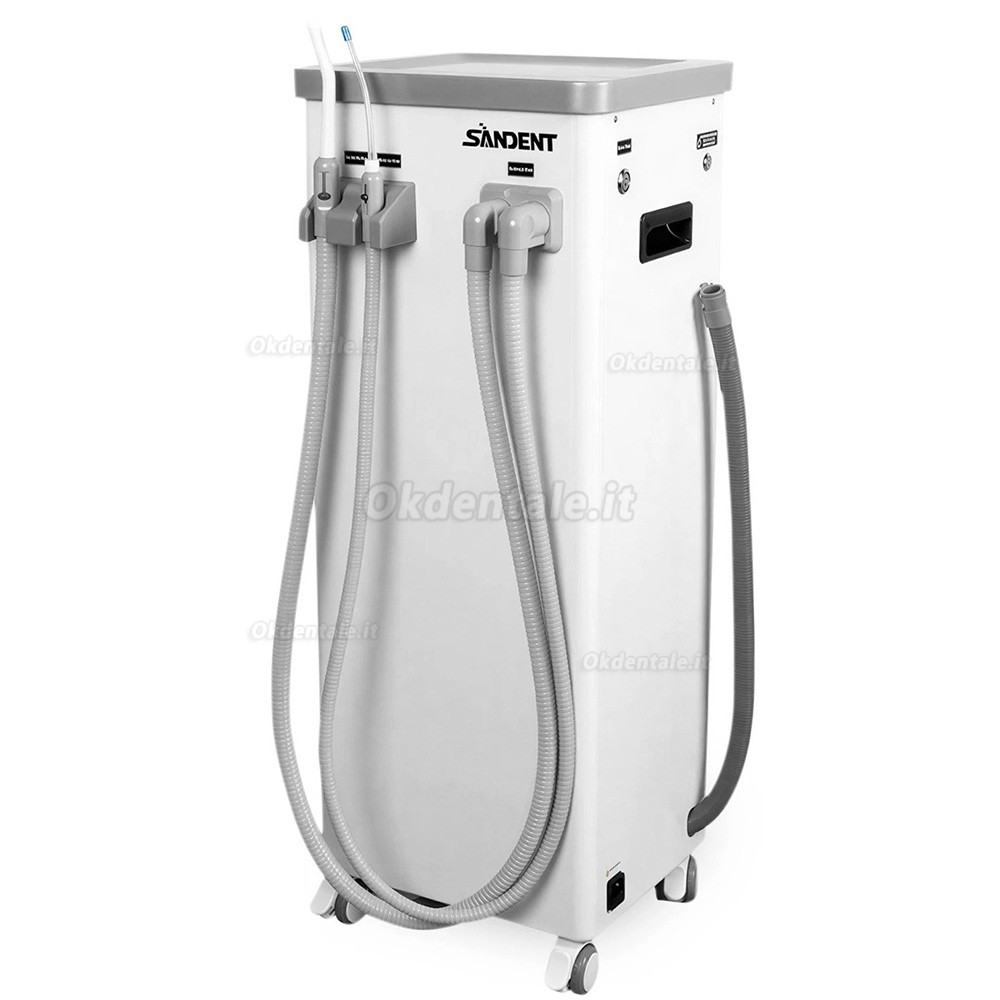Aspiratore chirurgico odontoiatrico mobile ANZHI AZ-A01, pompa per vuoto, 800 L/min, 400 W Aspiratore chirurgico odontoiatrico mobile ANZHI AZ-A01, pompa per vuoto, 800 L/min, 400 W