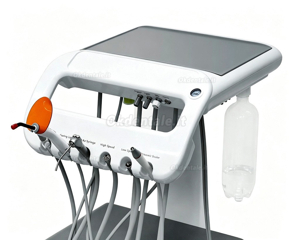 Portastrumenti per unit&agrave; odontoiatrica mobile ANZHI AZ-AP302D con compressore d'aria integrato