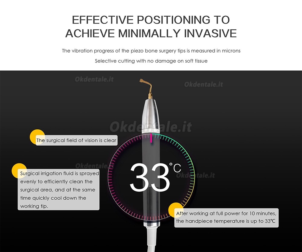 Ultrasurgery LED unità per piezochirurgia/ Unità per piezochirurgia Pluspower® Ai  Surgery Pro