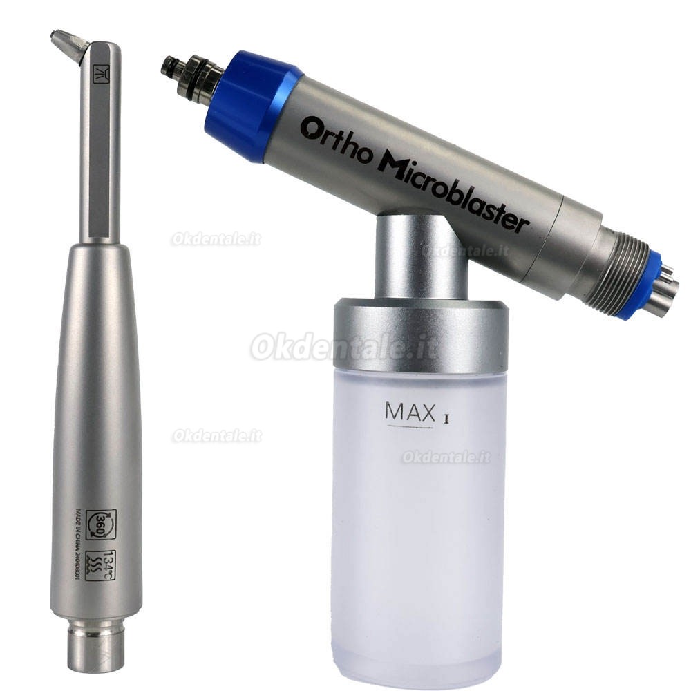 Micro sabbiatura intraorale in ossido di alluminio dentale a 4 fori