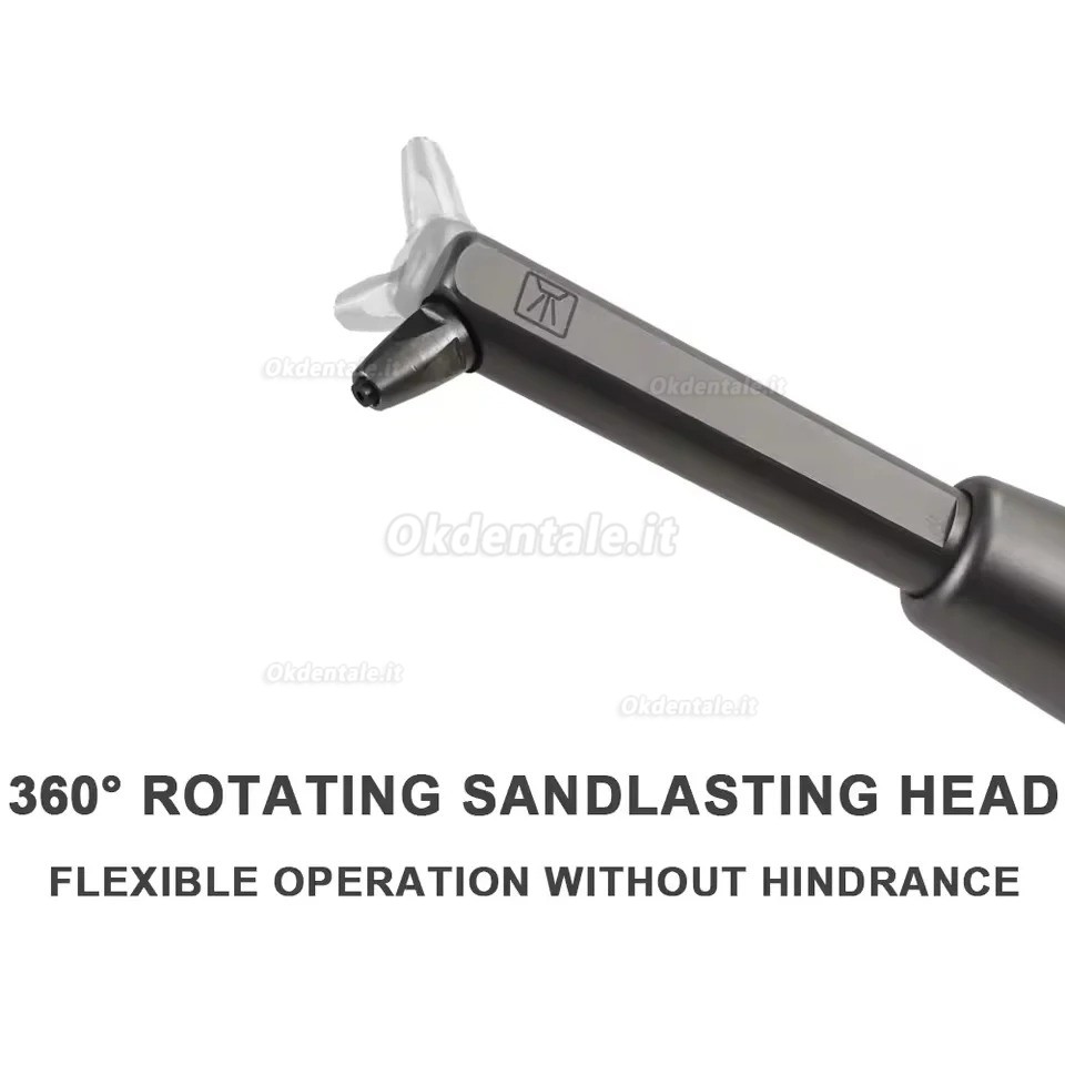 Micro sabbiatura intraorale in ossido di alluminio dentale a 4 fori