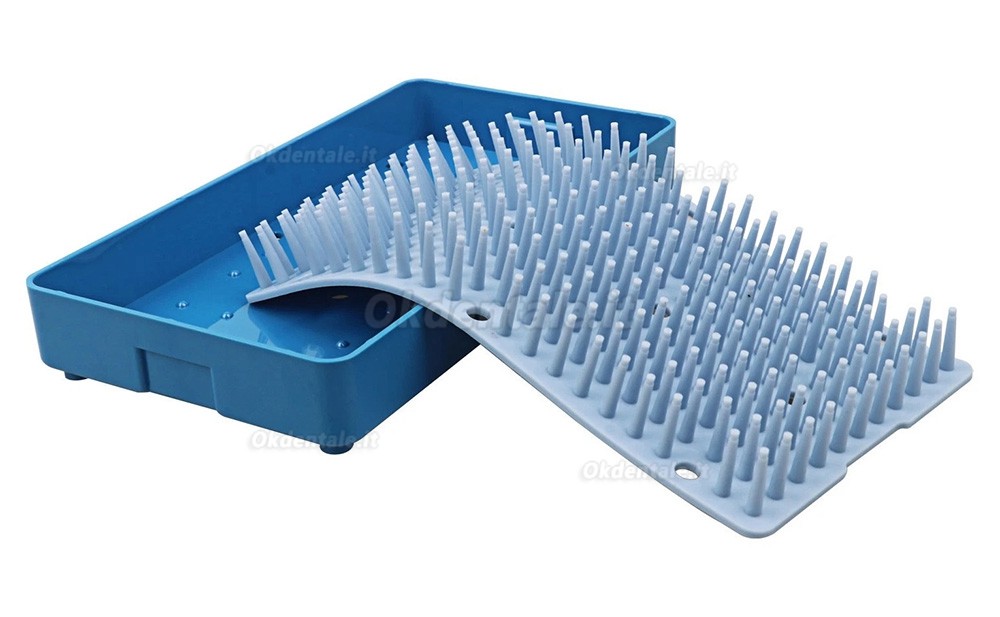 3 vassoi sterilizzabili in autoclave per uso dentale in silicone, scatola di disinfezione