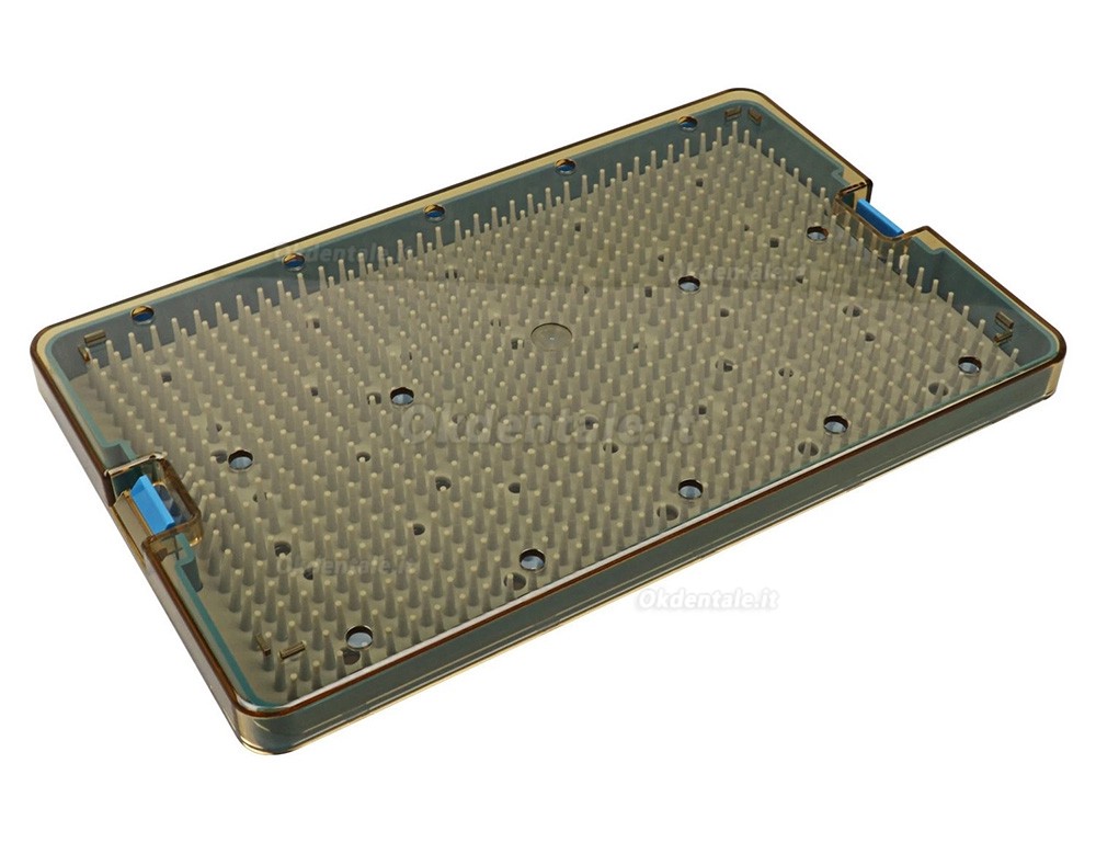 3 vassoi sterilizzabili in autoclave per uso dentale in silicone, scatola di disinfezione