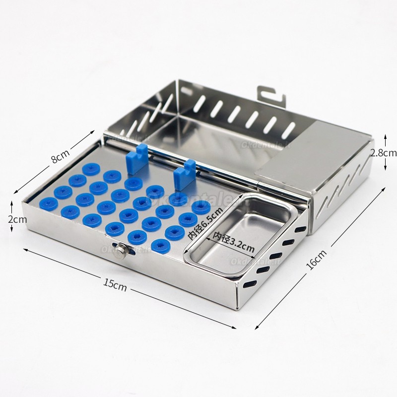 Scatola di immagazzinaggio dell'acciaio inossidabile degli strumenti della chirurgia dell'impianto dentale di Nichrominox BR500631N