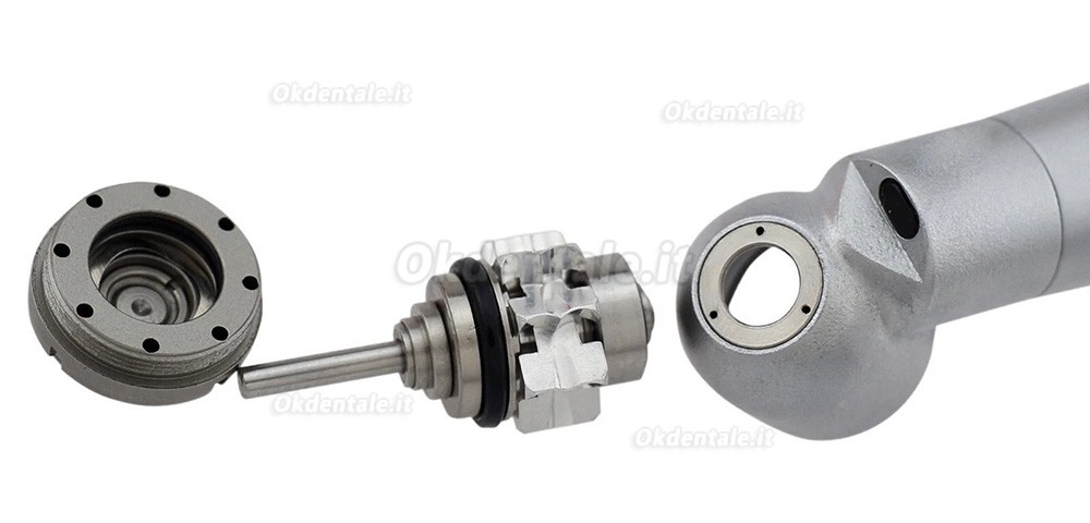 Manipolo chirurgico a turbina dentale 303PBQ45-K con angolazione di 45&deg;, compatibile con attacco KaVo