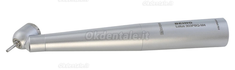 Manipolo chirurgico a turbina dentale 303PBQ45-K con angolazione di 45&deg;, compatibile con attacco KaVo