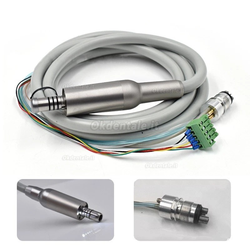 Micromotore elettrico odontoiatrico integrato a LED, senza spazzole (brushless), con schermo touch Micromotore elettrico odontoiatrico integrato a LED, senza spazzole (brushless), con schermo touch