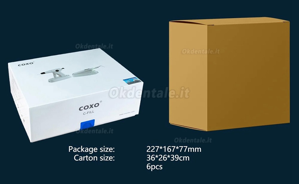 COXO Yusendent C-fill Mini sistema di otturazione dentale (pistola per otturazione + penna per otturazione)