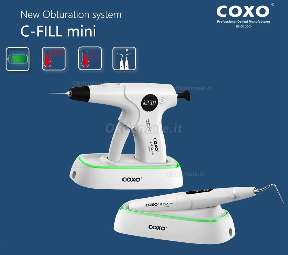 COXO Yusendent C-fill Mini sistema di otturazione dentale (pistola per otturazione + penna per otturazione)