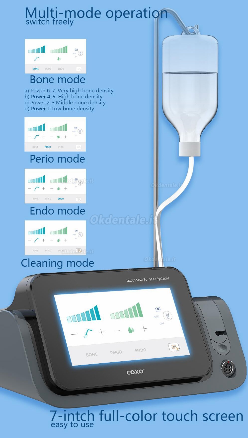 Yusendent C-Explorer Attrezzature per la chirurgia piezoelettrica odontoiatria piezosurgery