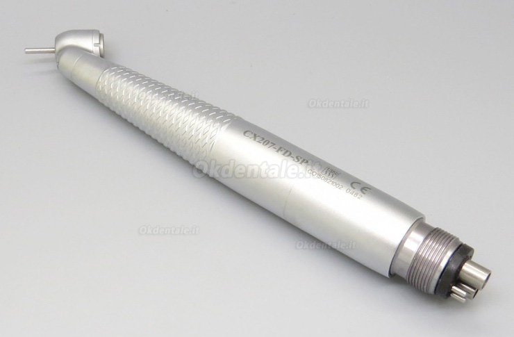 YUSENDENT CX207-FD-SP Manipolo dentale di 45°a LED auto-illuminazione con generatore 2/4 fori