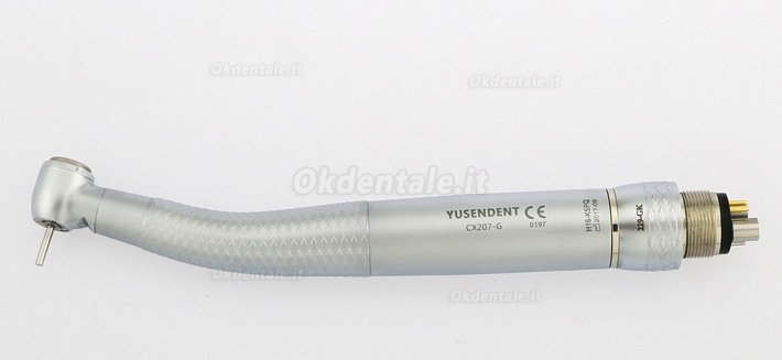 YUSENDENT® CX207-GK-TP Turbine LED Push Buttom testa torcente con Connettore KAVO compatibile