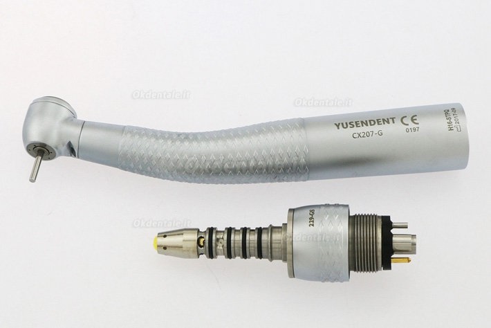 YUSENDENT® CX207-GS-TP Turbina a LED Testa Torcente con attacco rapido Sirona compatibile
