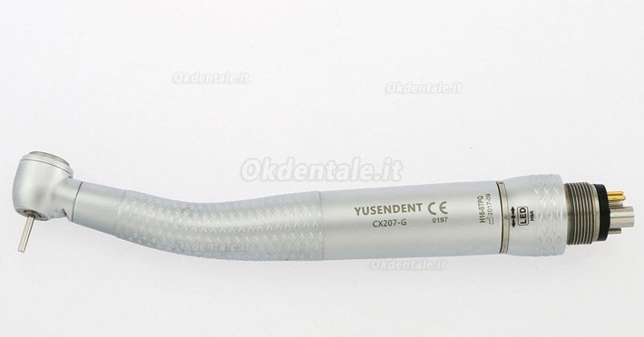 YUSENDENT® CX207-GS-TP Turbina a LED Testa Torcente con attacco rapido Sirona compatibile