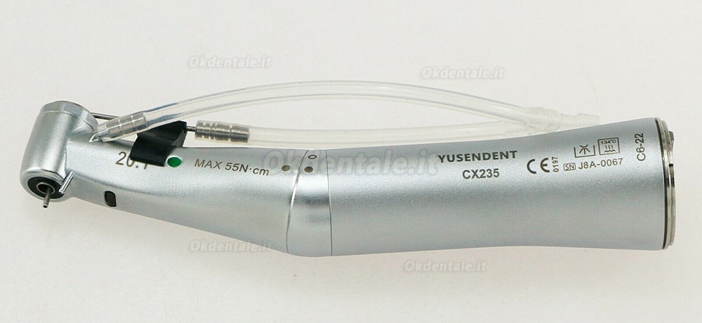 YUSENDENT CX235C6-22 Dental LED 20:1 Implant Surgery Contra Angle Handpiece