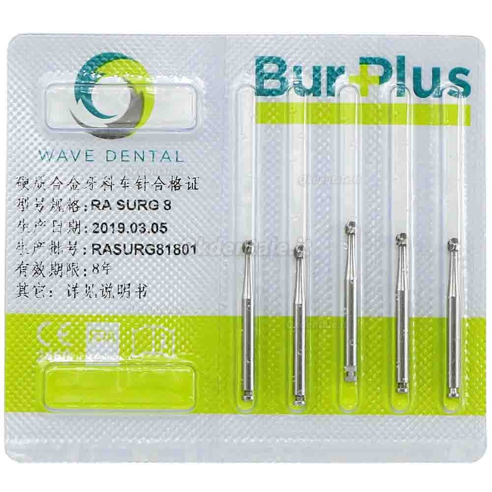 10 Scatole SBT WAVE Dental a bassa velocità Latch Round Fresa in metallo duro RA SURG 2 4 5 6 8