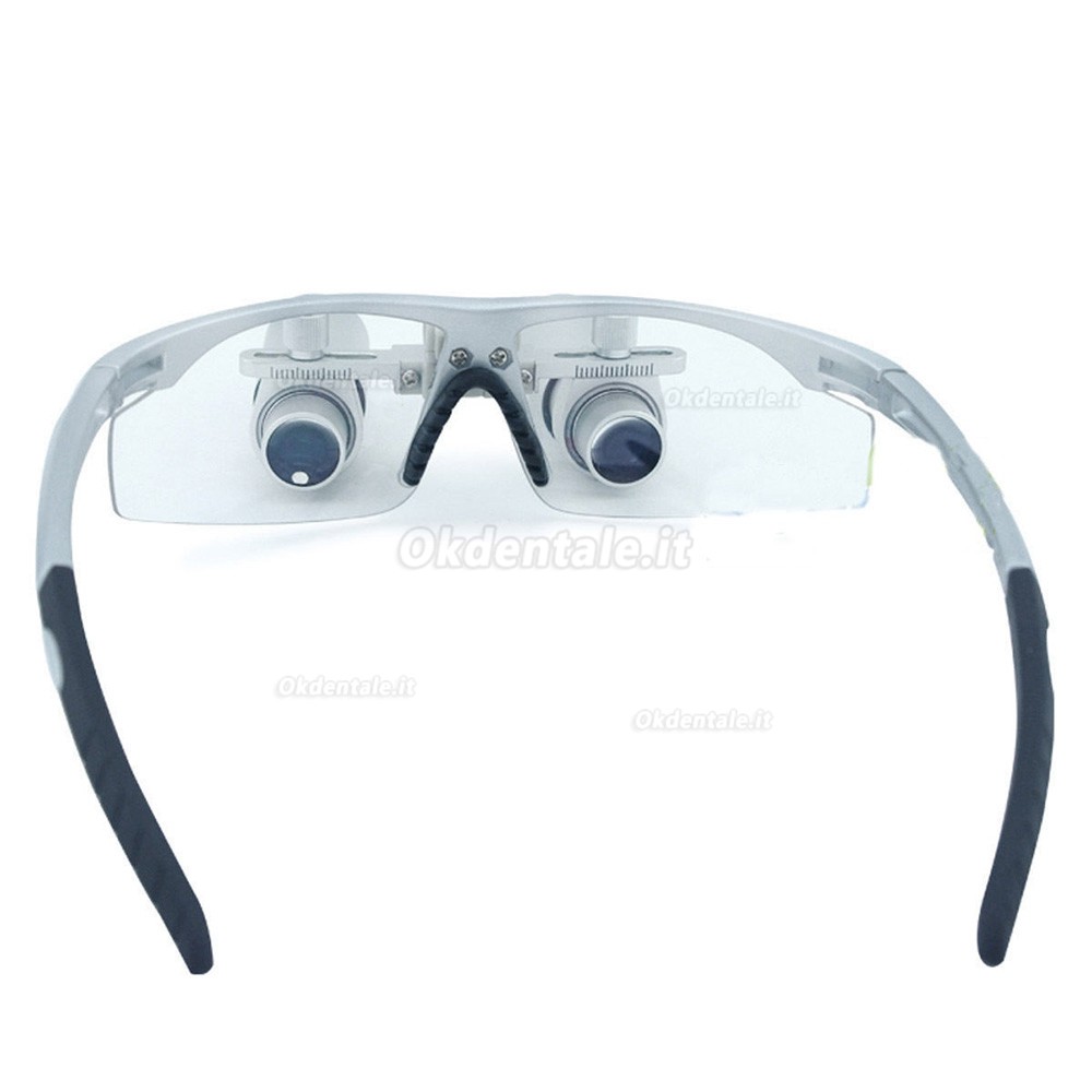 Ymarda 5.0X occhiali ingrandimento dentista occhialini medici binoculari