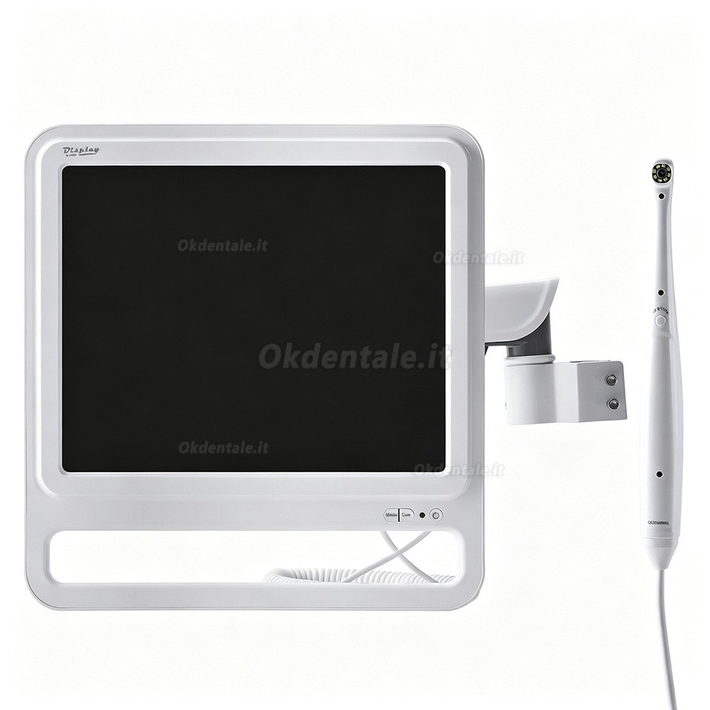 Telecamera intraorale dentale con monitor da 17 pollici + supporto regolabile