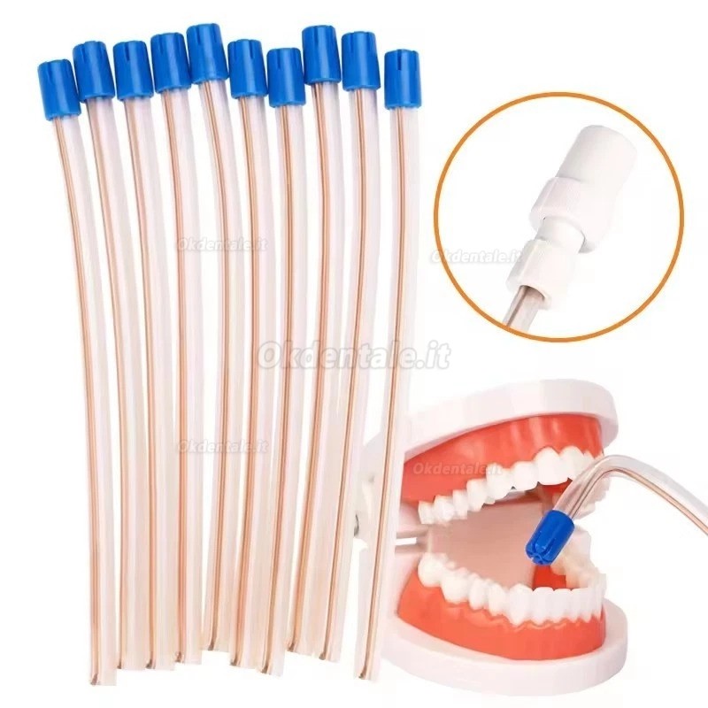 100 puntali monouso per aspirasaliva odontoiatrico (a basso volume) 100 puntali monouso per aspirasaliva odontoiatrico (a basso volume)