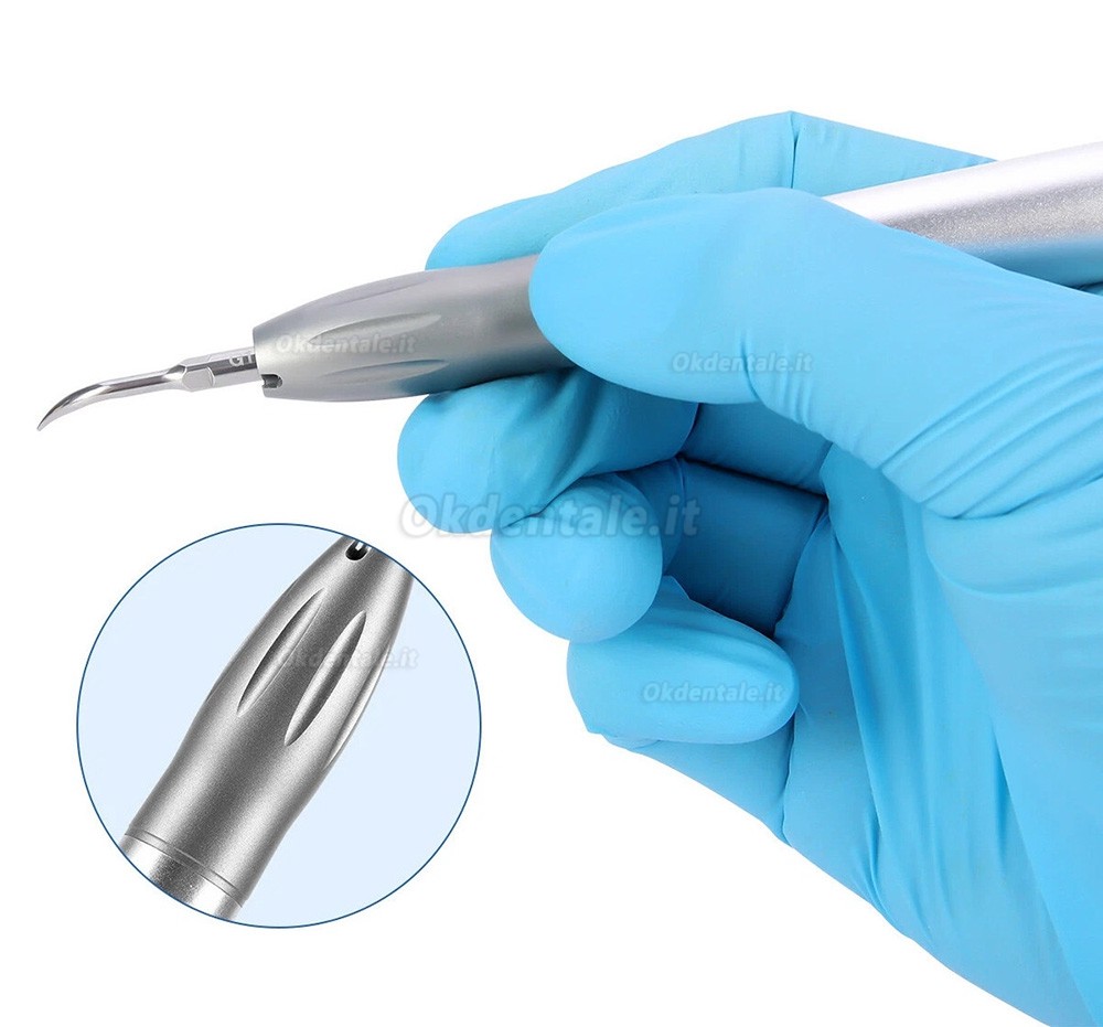 Ablatore ad aria dentale (attacco a 2/4 fori) con punte G1, G2 e G4