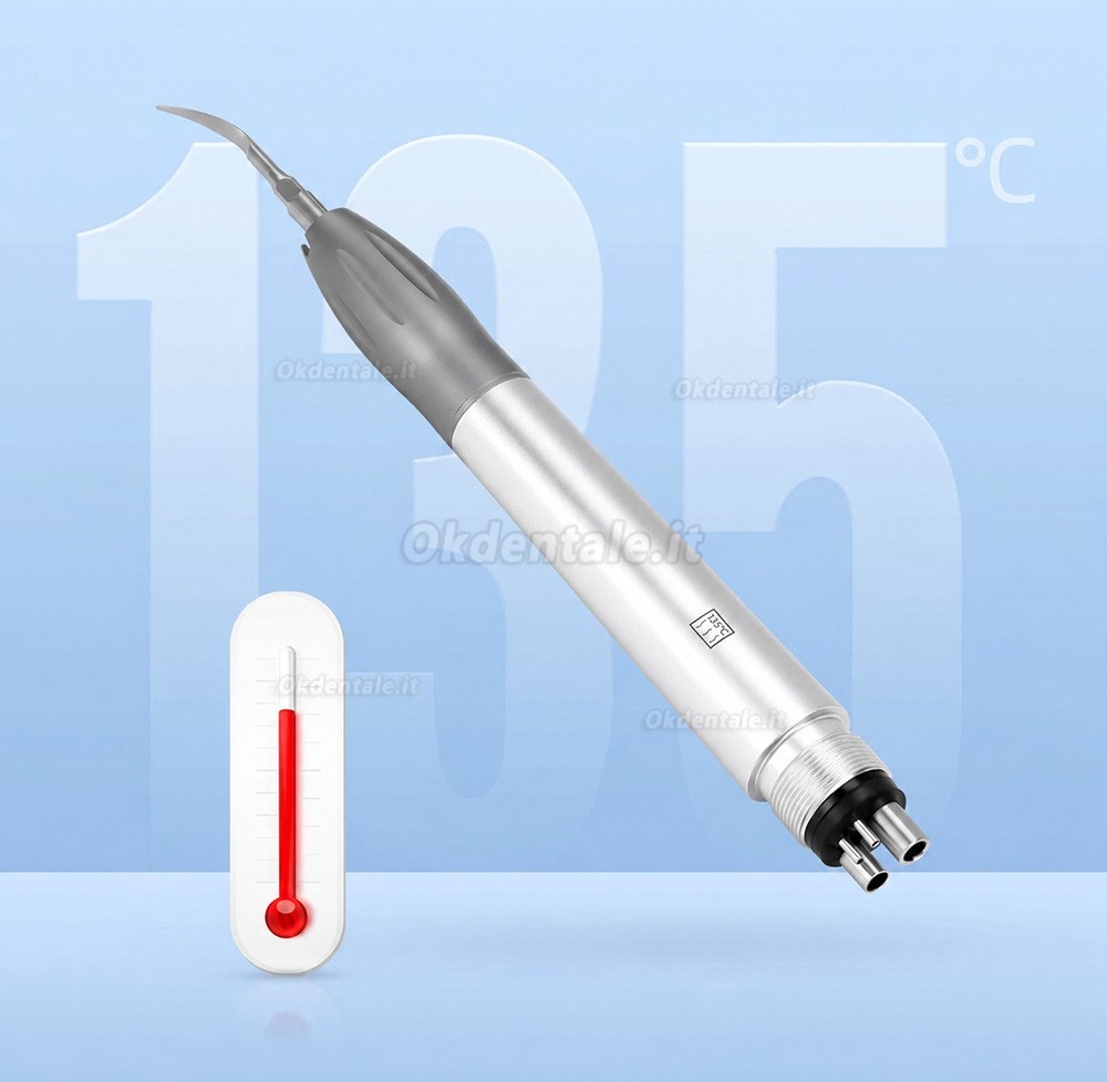 Ablatore ad aria dentale (attacco a 2/4 fori) con punte G1, G2 e G4