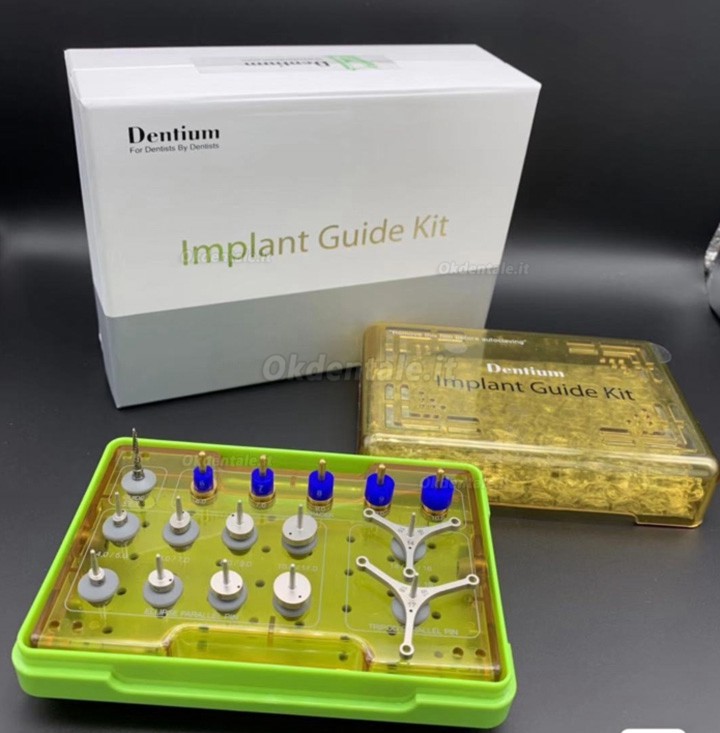 Kit guida impianto Dentium (Kit ISGK) / Kit strumenti odontoiatrici