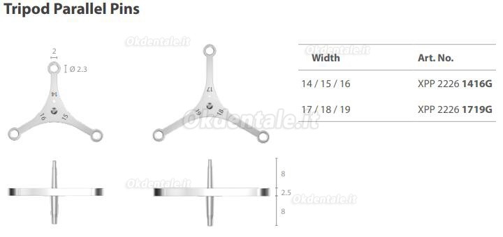 Kit guida impianto Dentium (Kit ISGK) / Kit strumenti odontoiatrici