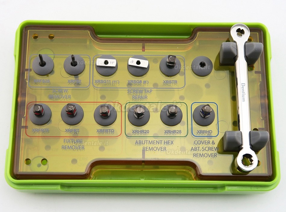 Kit Dentium XIP HELP (Dispositivo di fissaggio dell'impianto & Estrattore viti rotte per impianti)