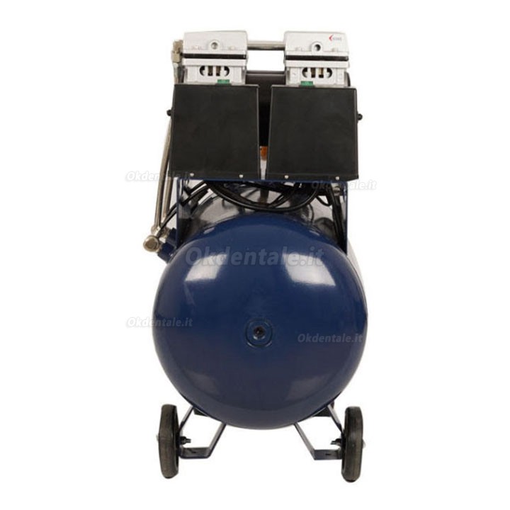 Compressore senza olio odontoiatrico Dynamic DA7002 serbatoio da 50 litri 1,5 kW/2 HP Compressore senza olio odontoiatrico Dynamic DA7002 serbatoio da 50 litri 1,5 kW/2 HP