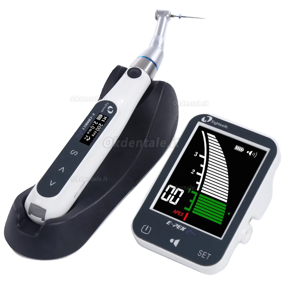 Eighteeth E-connect pro manipolo endodontico + E-pex pro rilevatore apicale