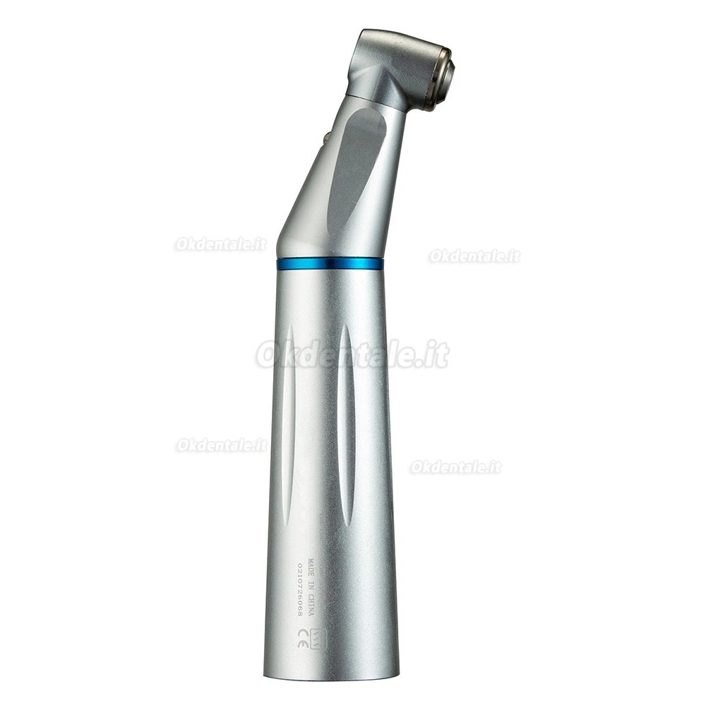 Contrangolo anello blu odontoiatrico con generatore LED interno e attacco di tipo E Contrangolo anello blu odontoiatrico con generatore LED interno e attacco di tipo E