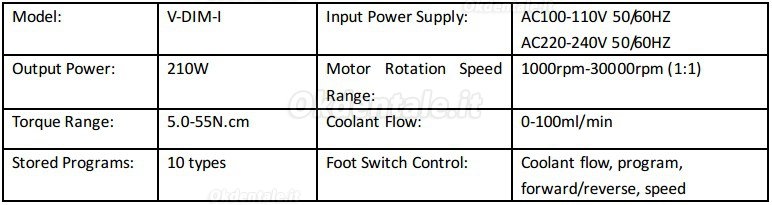 Victory® (Elite V-DIM-I) Micromotore implantologia