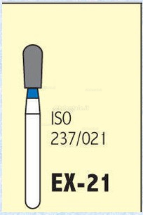 FG EX-21 1.6mm Frese diamantate odontoiatrico 100 pz