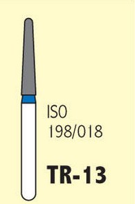 100 Pcs 1.8mm Frese diamantate odontoiatrico FG TR-13