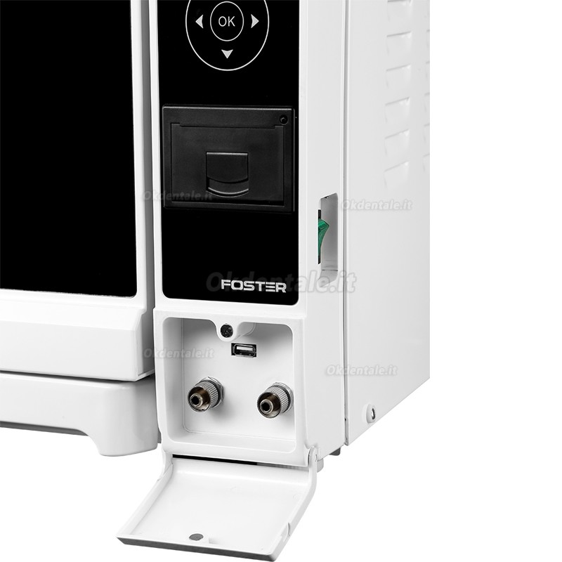 Autoclave sterilizzazione dentista a vapore Fomos Foster 8/12L Classe B con stampante