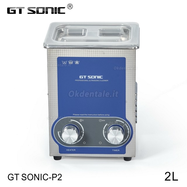 GT SONIC Serie P pulitore ad ultrasuoni 2-27L 100-500W (con funzione di riscaldamento +Regolazione della potenza)