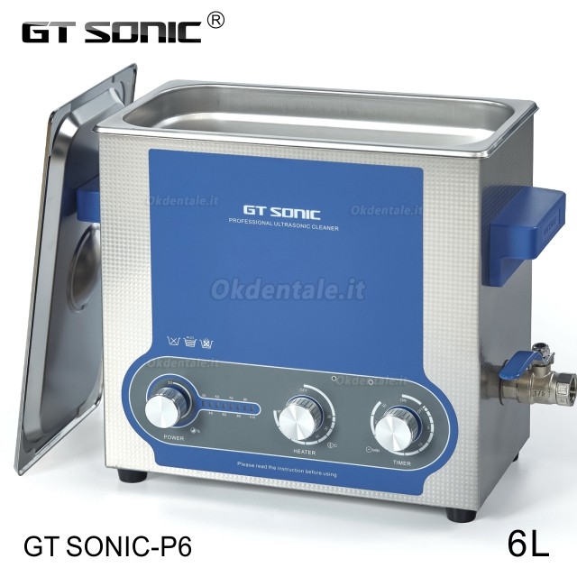 GT SONIC Serie P pulitore ad ultrasuoni 2-27L 100-500W (con funzione di riscaldamento +Regolazione della potenza)