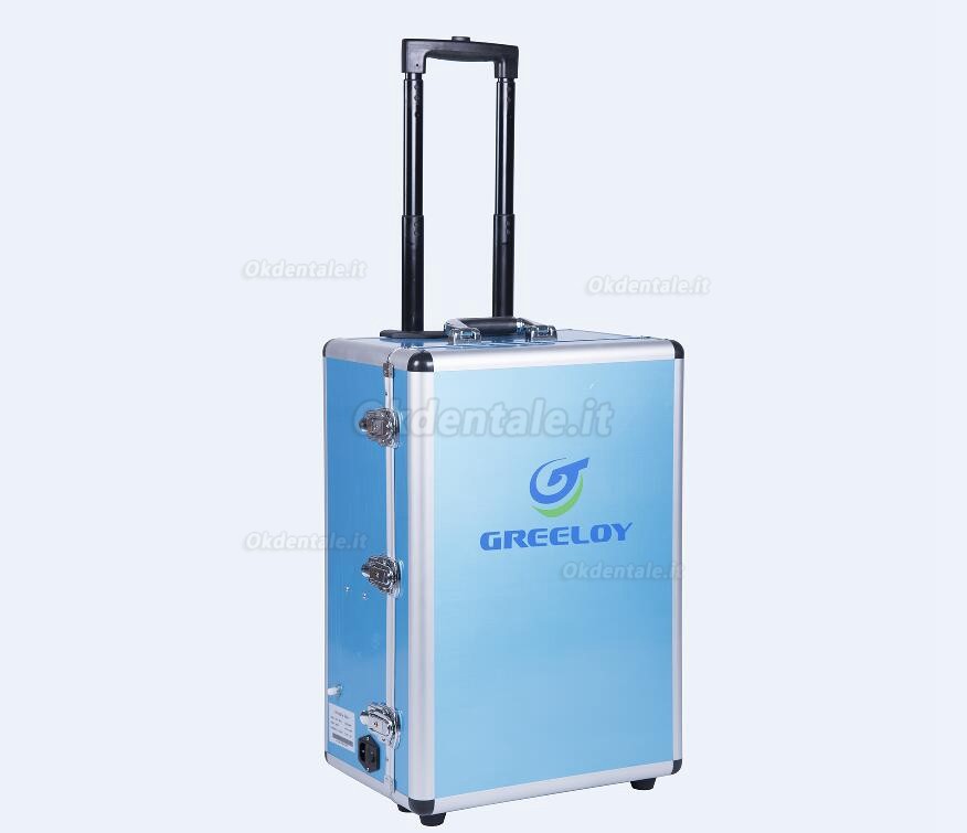 Greeloy® GU-P206 Riunito odontoiatrico portatile + Greeloy GU-P101 Poltrona odontoiatrica portatile + Kit borsa portaoggetti