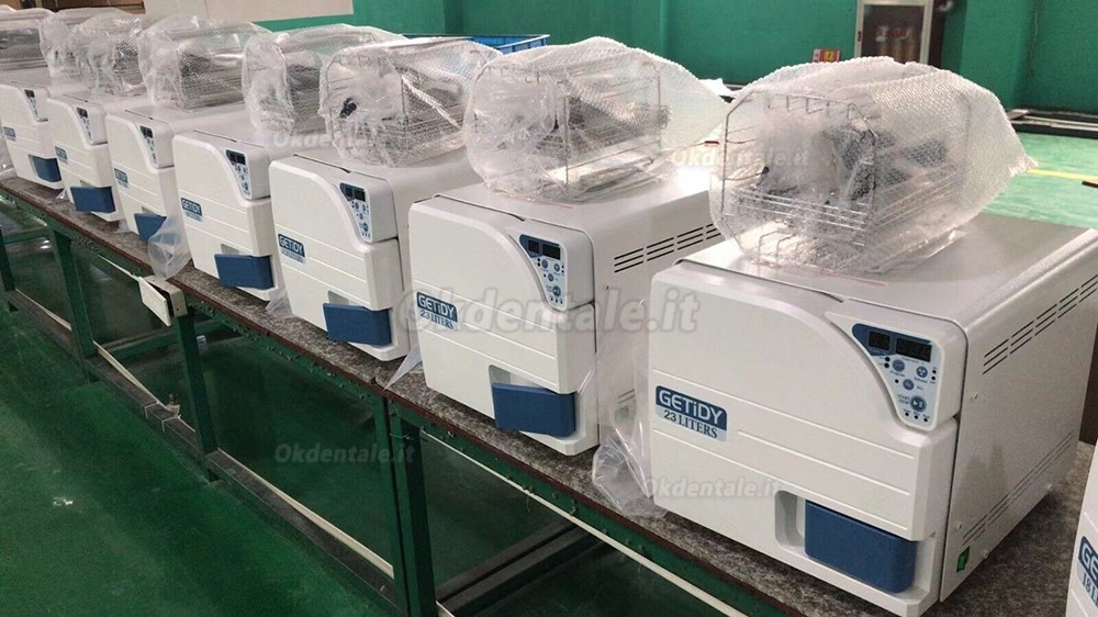 Autoclave sterilizzazione dentista Getidy® JCH 16L/18L/23L classe N con funzione di asciugatura