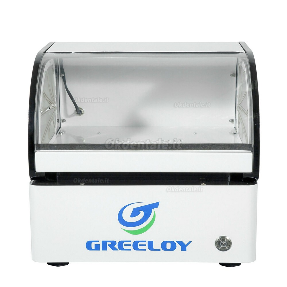 Greeloy 60W Aspiratore da banco per laboratorio con filtro e luce a led