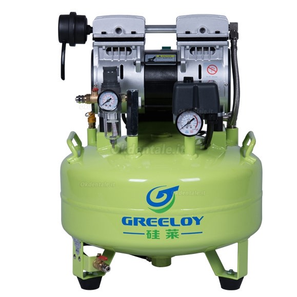 Greeloy® GA-61 piccolo compressore d'aria 24 litri