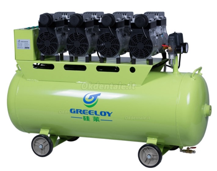Greeloy®GA-64 Compressore D'Aria 120 litri