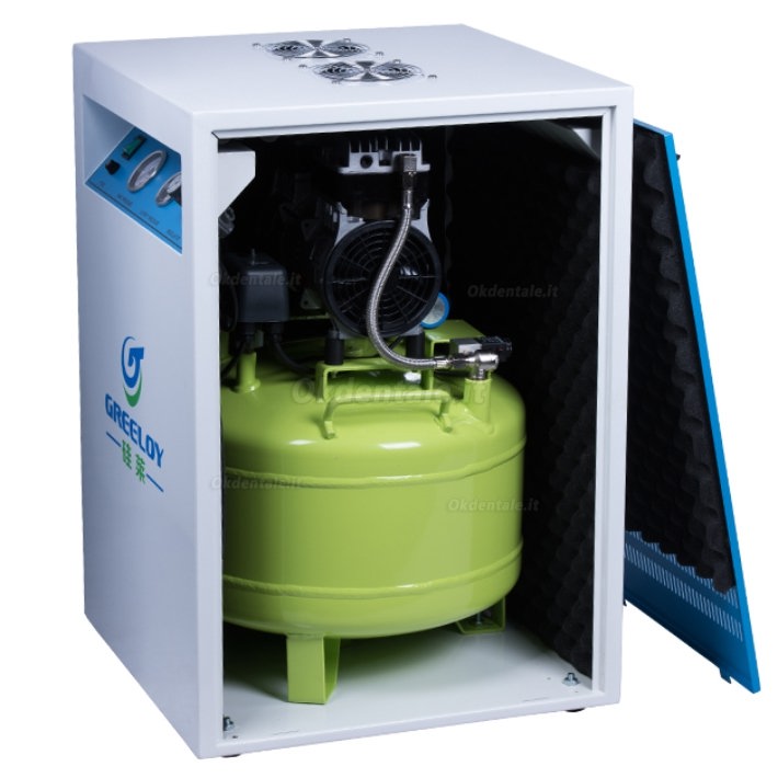 Greeloy® GA-81X Compressore con Cabinet Insonorizzato