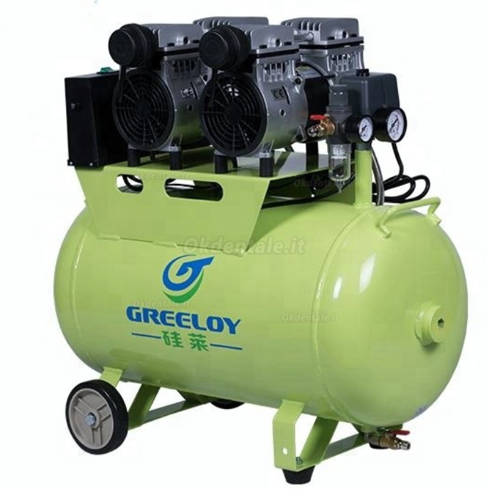 Greeloy® GA-82 Compressore senza olio 60 litri
