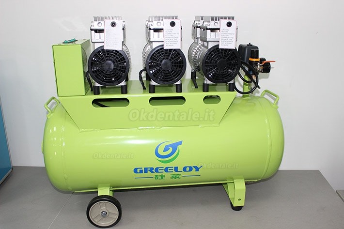 Greeloy® GA-83 Compressore senza olio 90 litri