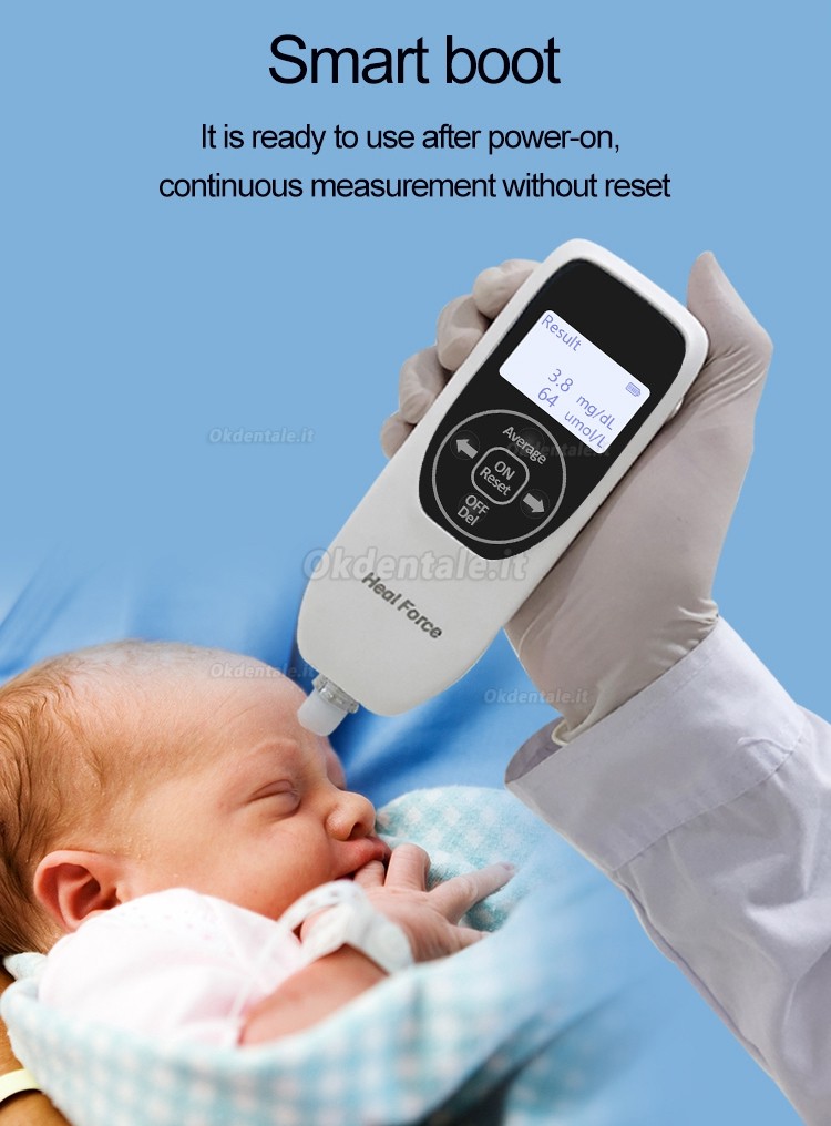 HealForce DHD-C bilirubinómetro neonatale bilirrubinómetro transcutáneo