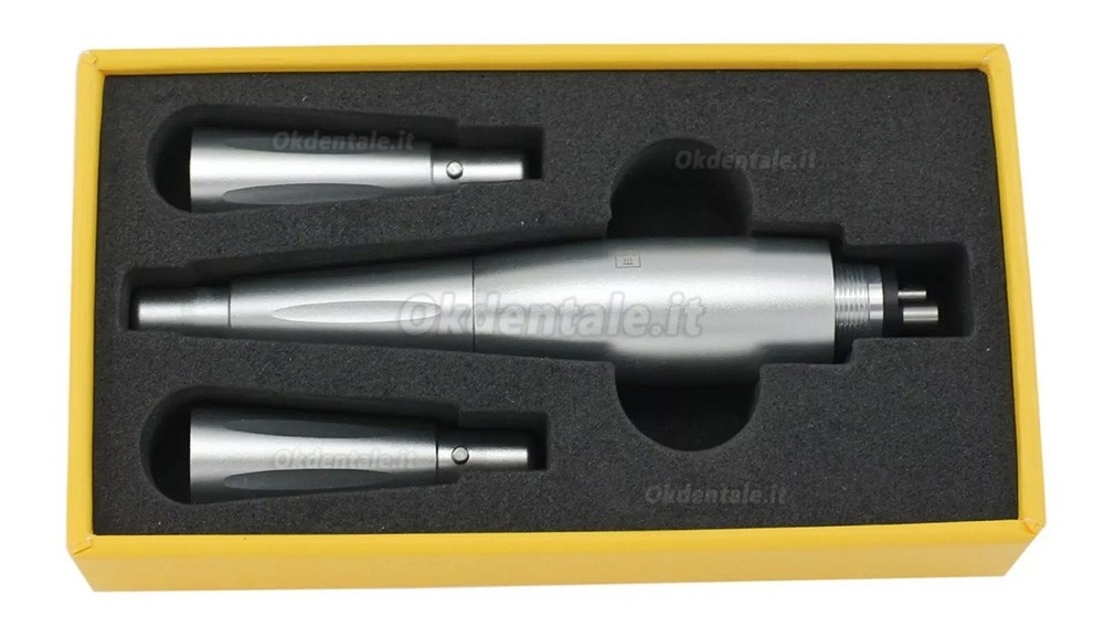 Kit manipolo per profilassi igienica dentale (motore ad aria 4 fori + 3 coni nasali) Kit manipolo per profilassi igienica dentale (motore ad aria 4 fori + 3 coni nasali)
