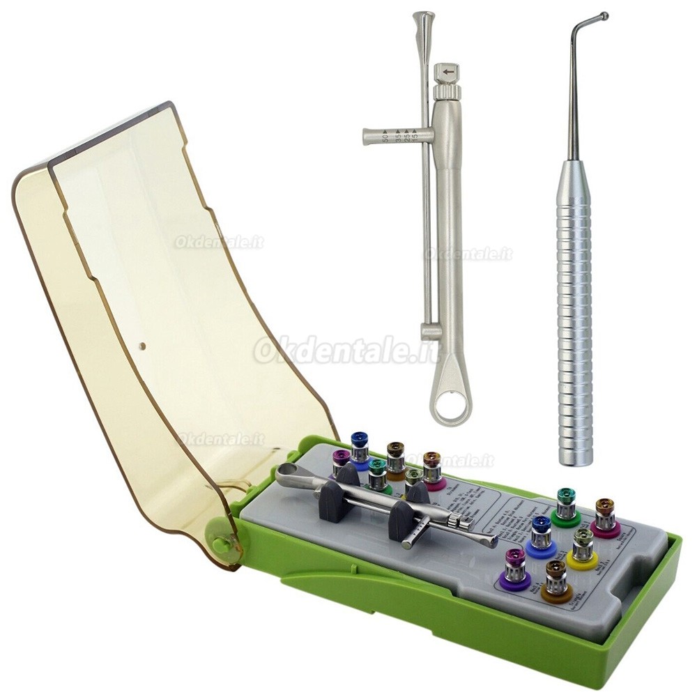 Kit protesico universale per impianti dentali /chiave dinamometrica per impianti dentali